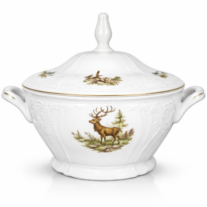 Thun 1794 BERNADOTTE polévková mísa myslivecká 2500 ml