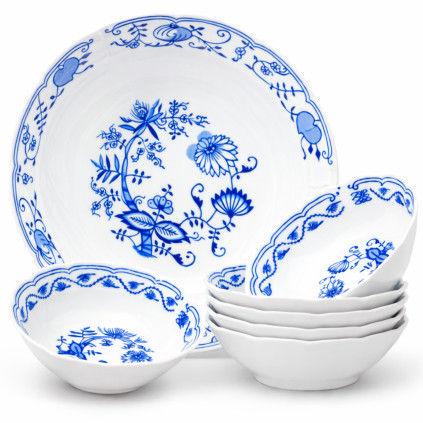 Thun 1794 NATÁLIE kompotová souprava cibulák 7 dílná