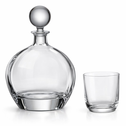 Crystal Bohemia ORBIT drink set 6 + 1