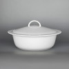 Thun 1794 LEA mísa zapékací kulatá s víkem bílá 2000 ml, II. jakost