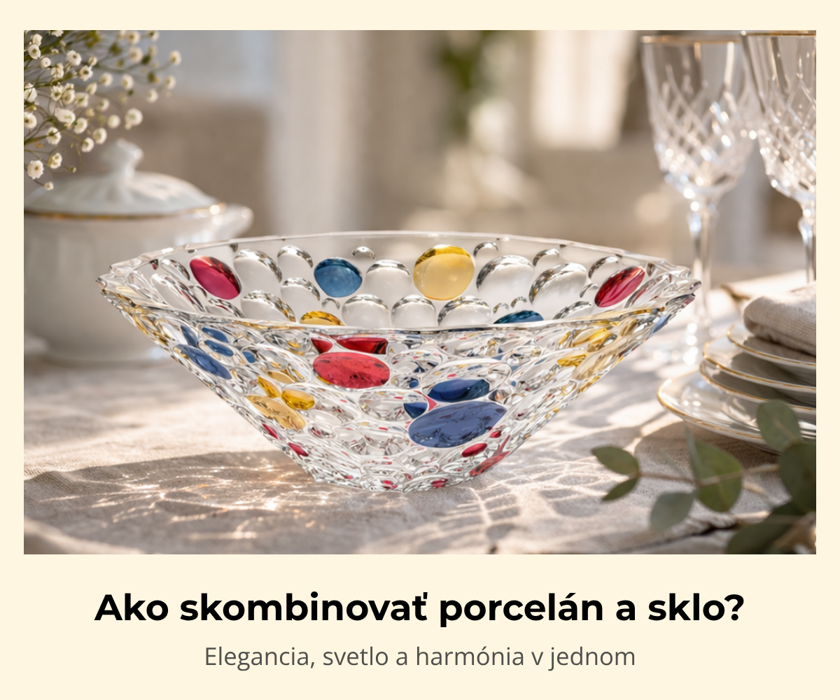 Ako kombinovať porcelán a sklo v interiéri? Tipy pre harmonický domov