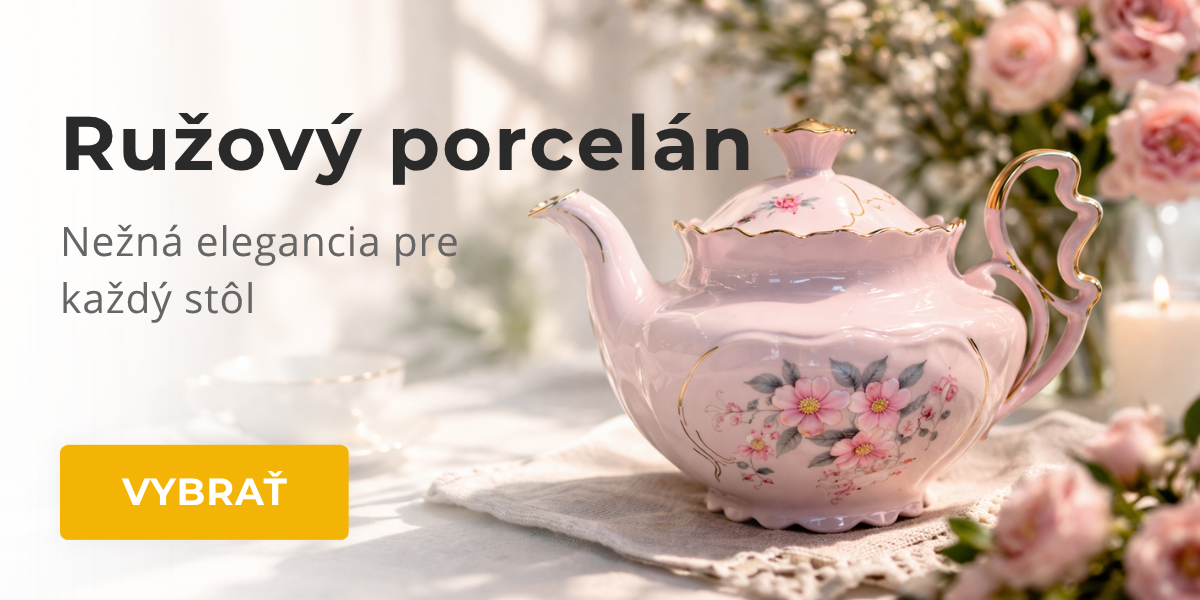 Růžový porcelán