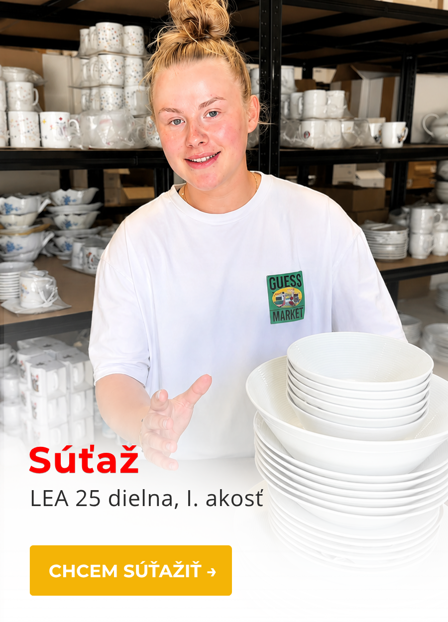 Súťaž LEA 25 dielna tanierová súprava