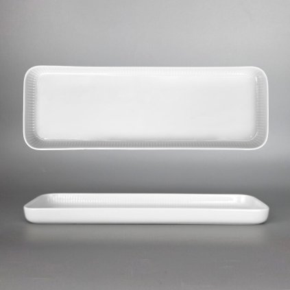 Thun 1794 LINIE fingerfood servírovacia misa obdĺžniková biela 370 mm, II. akosť