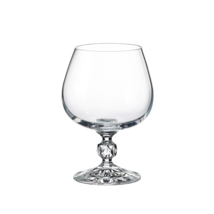 Crystal Bohemia CLAUDIA poháre na cognac 250 ml / 6 ks