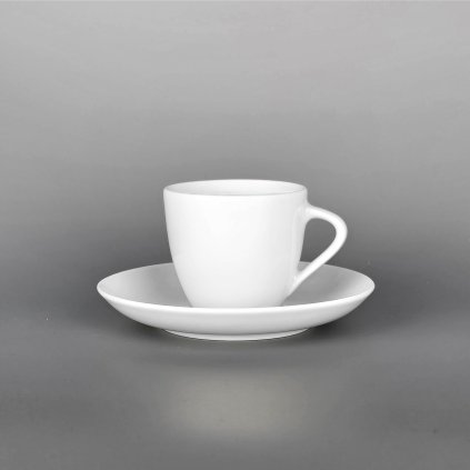 Thun 1794 SYLVIE šálka espresso s podšálkou biela 80 ml, II. akosť