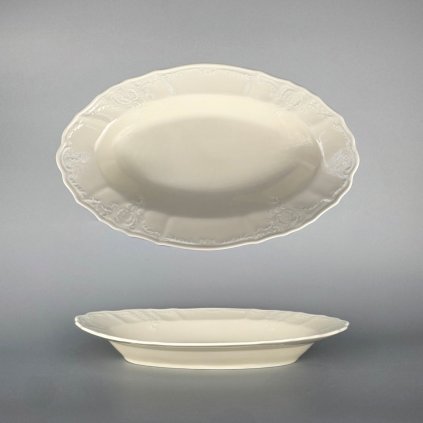 Thun 1794 BERNADOTTE servírovací ovál hlboký ivory 240 mm