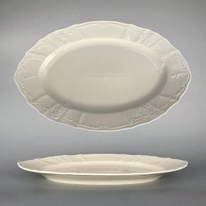 Thun 1794 BERNADOTTE servírovací ovál ivory 340 mm