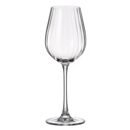 Crystalite Bohemia COLUMBA OPTIC poháre na biele víno 400 ml / 6 ks