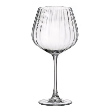 Crystalite Bohemia COLUMBA OPTIC poháre na červené víno 640 ml / 6 ks