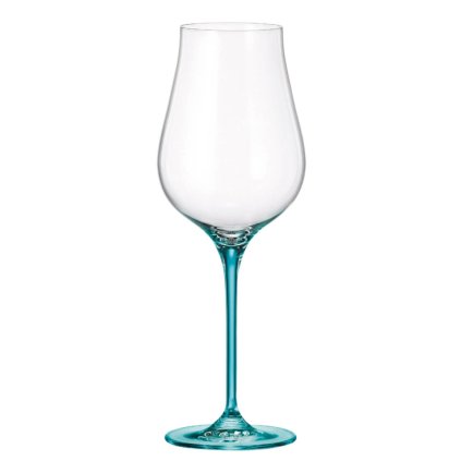 Crystalite Bohemia LIMOSA STEM poháre na biele víno 400 ml / 6 ks