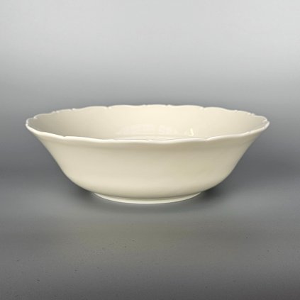 Thun 1794 OPHELIA misa kompótová ivory 250 mm, II. akosť