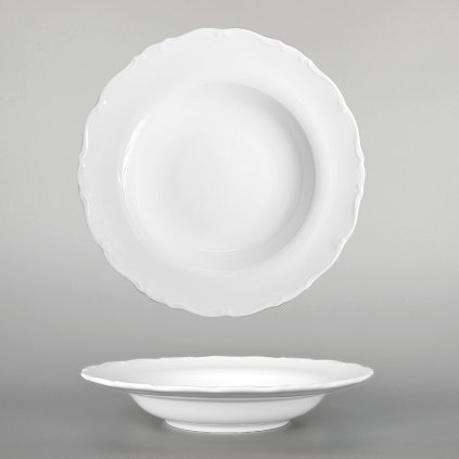 Thun 1794 OPHELIA tanier hlboký biely 230 mm