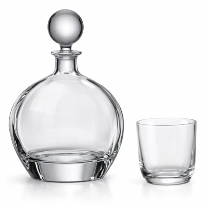 Crystalite Bohemia ORBIT drink set 6 + 1