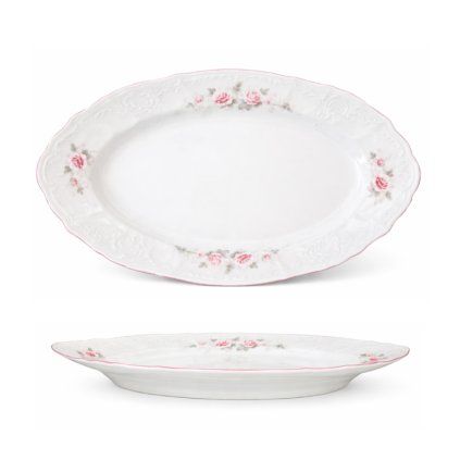 Thun 1794 BERNADOTTE servírovací ovál ružová 340 mm
