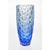 Bohemia Jihlava LISBOA sklenená váza modrá 350 mm