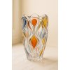 Bohemia Jihlava OCEAN sklenená váza farebná 300 mm