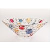 Bohemia Jihlava LISBOA sklenená misa farebná 350 mm