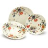 Thun 1794 BERNADOTTE tanierová súprava ivory farebné kvety 18 dielna