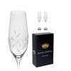 Rona Royal Gold LÍSTKY poháre na šampanské 210 ml / 2 ks