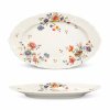 Thun 1794 BERNADOTTE servírovací ovál ivory farebné kvety 340 mm