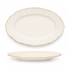Thun 1794 BERNADOTTE servírovací ovál ivory zlatá linka 340 mm