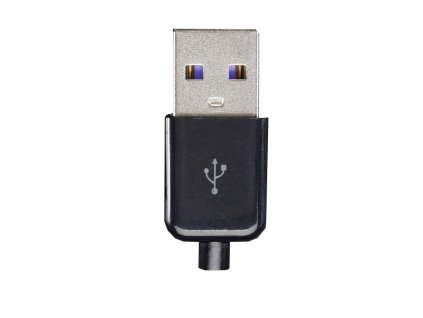 USB A 2.0 konektor samec – 4Pinový s obalom