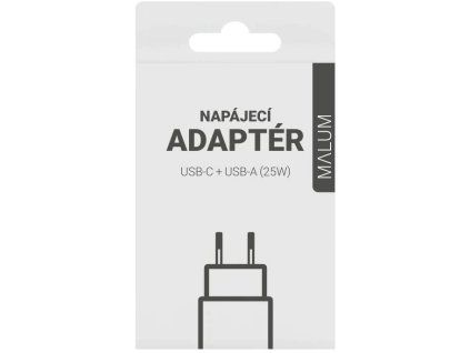 Nabíjací adaptér 25W USB-C, USB-A