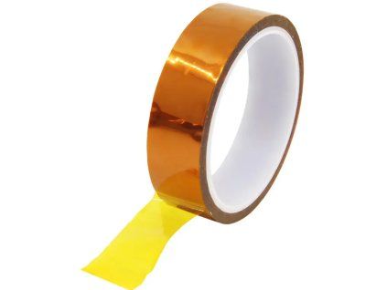 Vysokoteplotná polyimidová páska – 30 m, šírka 25 mm (Kapton typ)