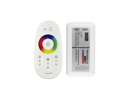 LED RGBW ovládač dotykový RF + prijímač SET