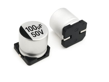 kondenzator 100uf50vdc smd elektrolyt