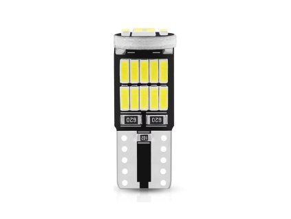 LED Žiarovka 26xSMD T10 W5W 12V - číra biela