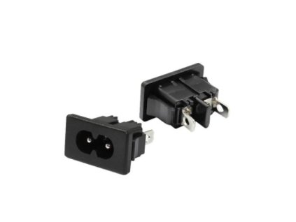 Konektor IEC C8 do panelu 250V2.5A