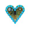 LED Srdce DIY stavebnica s 22 LED diódami