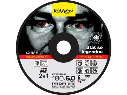 Brusný kotouč KOWAX IQ 2v1 180x6,0