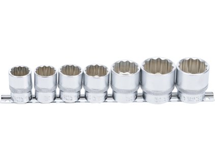 BGS Sada hlavic 1/2″ 12hranné, 20-32 mm