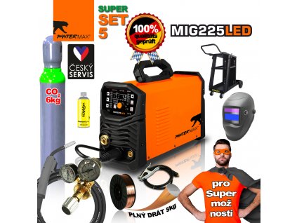 PANTERMAX® MIG 225LED Svař. invertor MIG/TIG/MMA SET 5