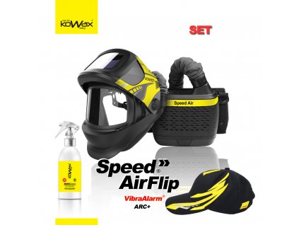 Filtračně ventilační jednotka SET I KOWAX Speed Air + kšiltovka+nano čistič+kukla Flip ARC+ SET 1
