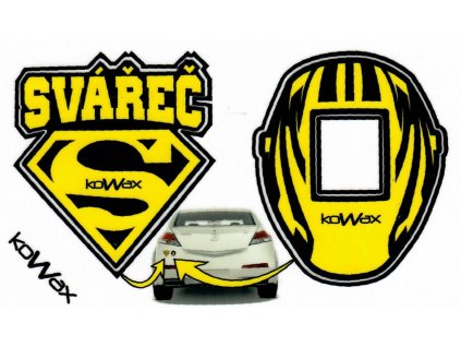 KOWAX® Samolepka na auto SVÁŘEČ