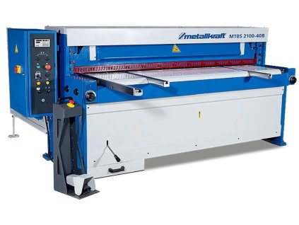 Elektrické nůžky na plech METALLKRAFT MTBS 2550-40 B s programovatelným zadním dorazem