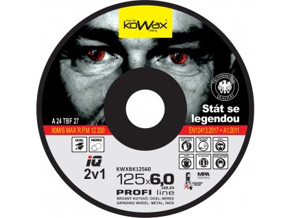 Brusný kotouč KOWAX IQ 2v1 125x6,0