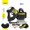 Filtračně ventilační jednotka SET 2 KOWAX Speed Air + kšiltovka+nano čistič+kukla Flip ARC+ SET 1
