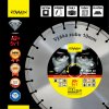 KOWAX® IQ+ 5v1 230x2,6x22,2x10mm DIAMANTOVÝ SEGMENTOVÝ kotouč řezný