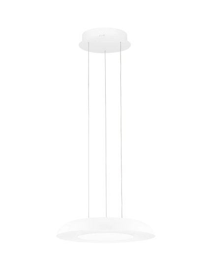 LED stmievateľná čierno-brúsený zlatý moderný luster Epos 40