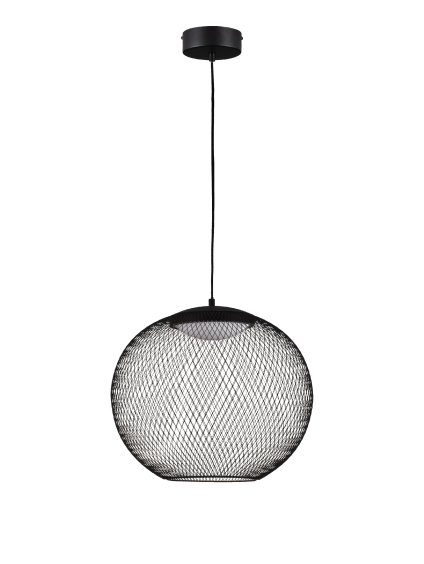 LED čierne dizajnové svietidlo Kinetic 30