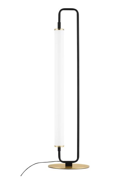 LED čierna stojaca lampa Wetro 28