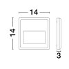 LED orientačné svetlo Novaluce Pulsar 812302