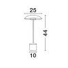 Dizajnová stolová lampa Lash 50