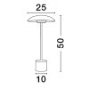 Dizajnová stolová lampa Lash 50