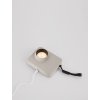 LED stmievateľná sívá stolná lampa Kedros 2